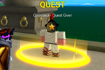 The Colosseum Quest Giver in Blox Fruits