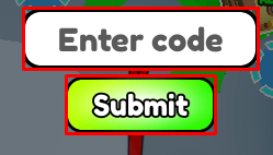 Dig 1 Million Blocks enter codes box and submit button
