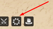 The settings icon in unConventional