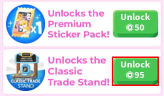 Adopt Me shop menu trade stand purchase option