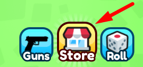 The Store button in Crash Out Simulator