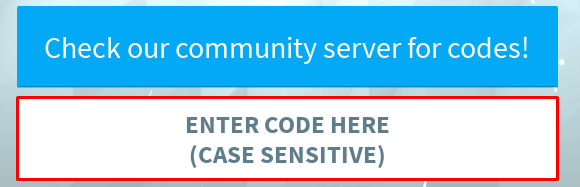 Blox Cards TCG enter codes box