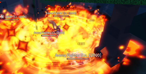 Flame Fruit's X ability in Sailor Piece
