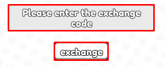 Infinite Pit: Endless Digging Fenzy enter codes box and exchange button