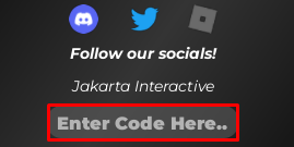 Eagle Nation enter codes box