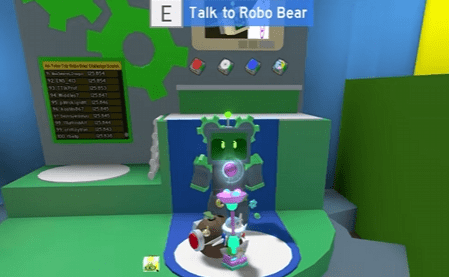 Robo Bear in Bee Swarm Simulator