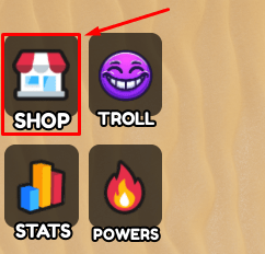 Hole or Die shop button