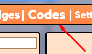 The Codes button in High Tower