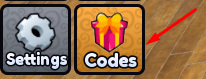 Codes icon in +1 Haki Evolution