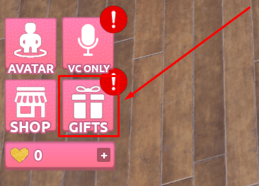 Friendship Island gifts button