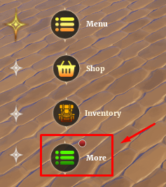 The "More" button in Dungeon Lootr