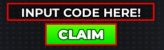 Stop the Timer enter codes box and claim button