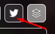 Twitter button in Duel Stars