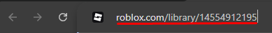 The address bar of a browser with the example link
