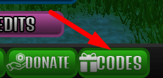 The Codes button in Ghostly Manor