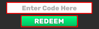 Knockback Battles enter codes box and redeem button