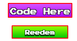 Click For Free UGC Items enter codes box and redeem button