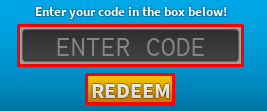 TDS: Legacy enter codes box and redeem button