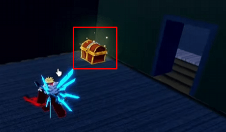 A Gold Chest in the Cursed Ship in Blox Fruits