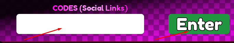 Text box and Enter button to redeem codes in Zhuan Incremental