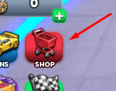 The SHOP button in Drive Down