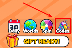 Muscle Swim Race codes button