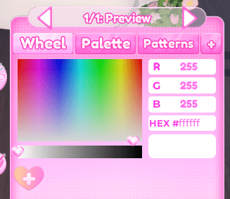 Dress to Impress Fishnets customization menu