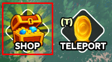 Slay a Slime RPG shop buttong