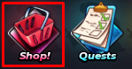 OVERTAKE shop button