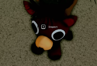 The Deer plushie in Animal Hospital