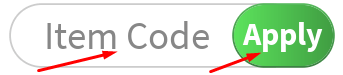 Item code box and Apply button to redeem codes in LifeTogether 🏠 RP