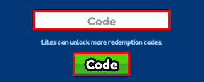 Toy Guardian(TD) enter codes box and redeem button