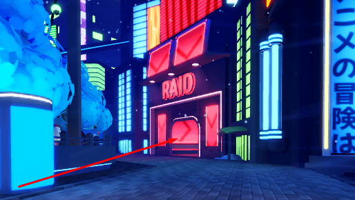 Anime Adventures Raid building