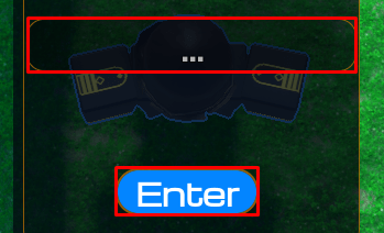 Naruto: Clash of Ninja enter codes box and enter button