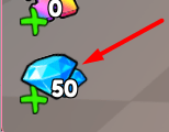 The gem icon in Survived 67 Days - Monster Forest