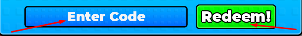 Enter Code box and Redeem! button to redeem codes in +1 Superpower Destruction