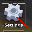 The Settings button in Run a Sari-Sari Store!