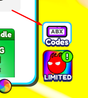 The Codes button in Shoot Race Simulator