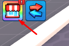 Store icon that reveals the code redemption section