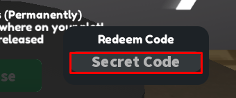 Build Defense enter codes box