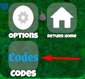 The Codes button in Create your Monster