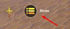 The "Menu" button in Dungeon Lootr