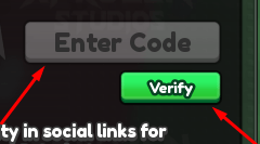 The Enter Code box and Verify button in Shuffle an Egg