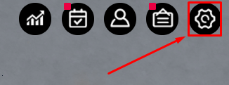 Punch Wall settings icon