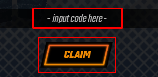 Volleyball Ascended enter codes box and claim button