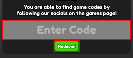 99 Nights Forest Escape enter codes box and redeem button