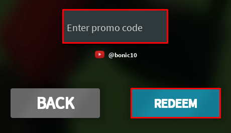 Movie Maker 4 enter codes box and redeem button