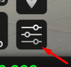 The Settings or slider icon in Drift 36