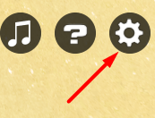 The settings icon in Sonic Speed Simulator