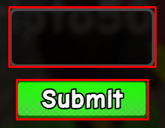 Choose An Ability enter codes box and submit button